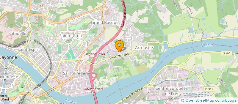 localisation de l'entreprise MADAME ANA LABEDENS  BAYONNE