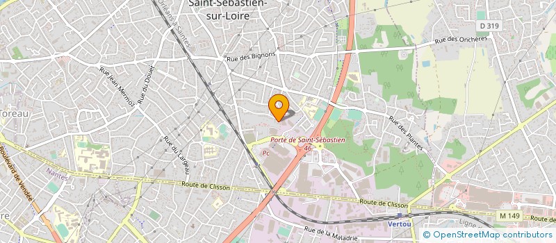 localisation de l'entreprise MADAME ANA LARA à SAINT-SEBASTIEN-SUR-LOIRE