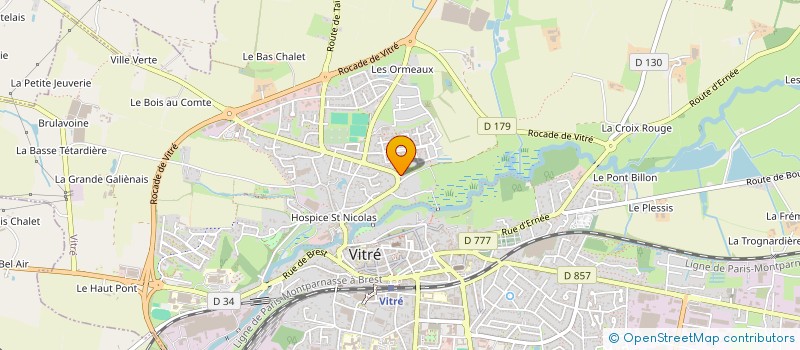 localisation de l'entreprise MADAME ANA LECUE  VITRE