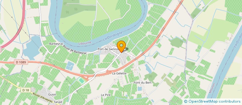 localisation de l'entreprise MADAME ANA LEMOS PINTO  GENISSAC