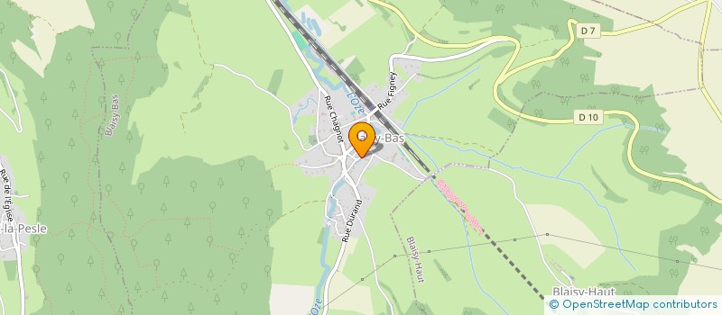 localisation de l'entreprise MADAME ANA LEOPOLDINE CHON  BLAISY-BAS