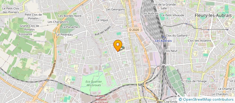 localisation de l'entreprise MADAME ANA LOBJANIDZE à ORLEANS