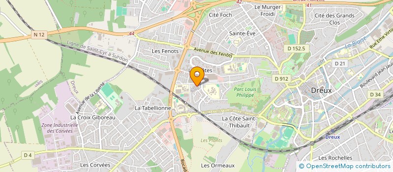 localisation de l'entreprise MADAME ANA LOPES RODRIGUES à DREUX