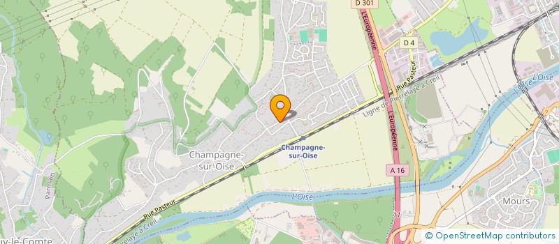 localisation de l'entreprise MADAME ANA LOREDANA STEFAN  CHAMPAGNE-SUR-OISE