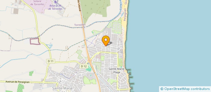 localisation de l'entreprise MADAME ANA LORENTE  SAINTE-MARIE-LA-MER