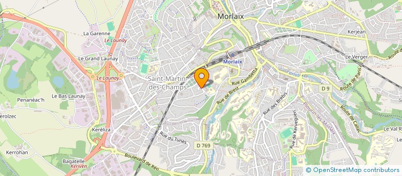 localisation de l'entreprise MADAME ANA MARIA BABAN  MORLAIX