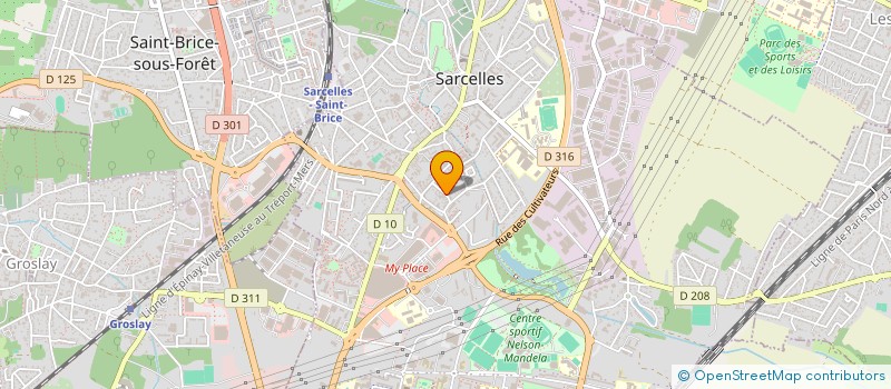 localisation de l'entreprise MADAME ANA-MARIA BELEUTA à SARCELLES