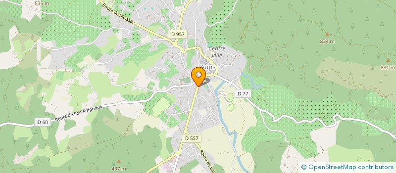 localisation de l'entreprise MADAME ANA-MARIA BUNEA  AUPS