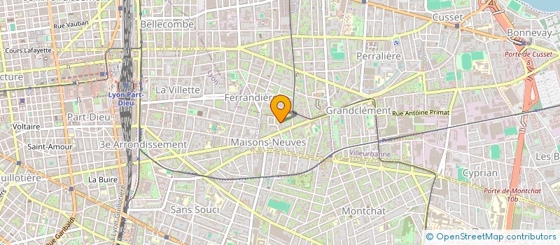 localisation de l'entreprise MADAME ANA-MARIA CERBULEAN  VILLEURBANNE