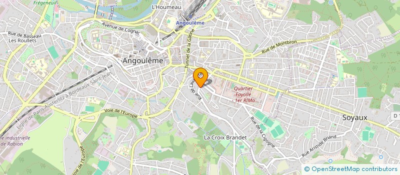 localisation de l'entreprise MADAME ANA MARIA FERREIRA MORAIS à ANGOULEME