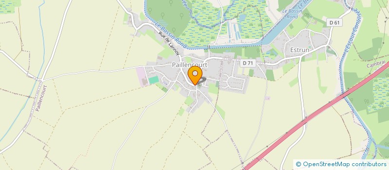 localisation de l'entreprise MADAME ANA MARIA LEMAIRE  PAILLENCOURT