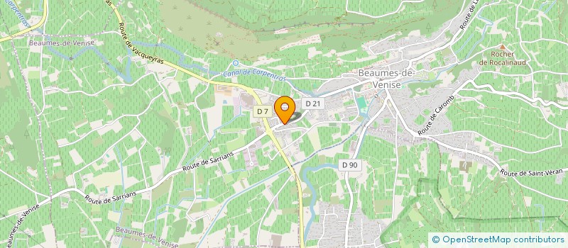 localisation de l'entreprise MADAME ANA MARIA QUERO  BEAUMES-DE-VENISE