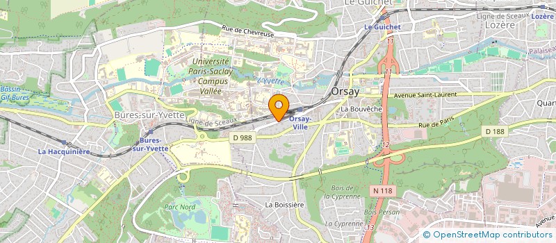 localisation de l'entreprise MADAME ANA MARQUES FREITAS  ORSAY