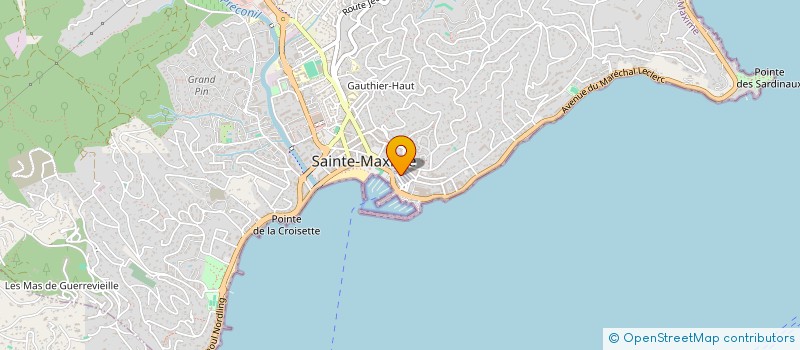 localisation de l'entreprise MADAME ANA MARTINEZ VILLAPLANA à SAINTE-MAXIME