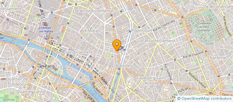 localisation de l'entreprise MADAME ANA MARTINS à PARIS