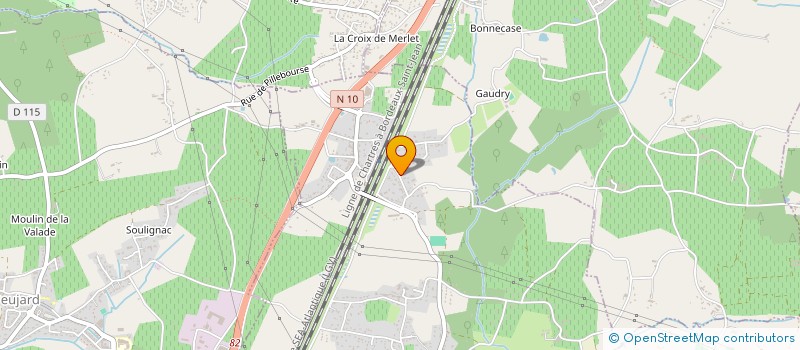 localisation de l'entreprise MADAME ANA-MELISA LEGRAND  GAURIAGUET