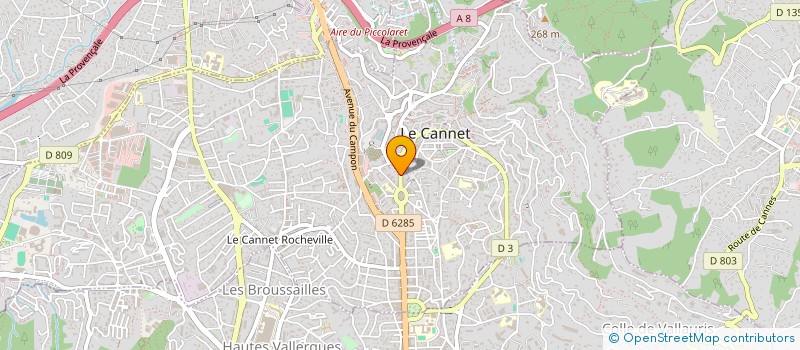 localisation de l'entreprise MADAME ANA MENDES MARQUES à LE CANNET