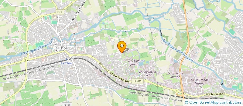 localisation de l'entreprise MADAME ANA MIJALKOVIC à LE THOR