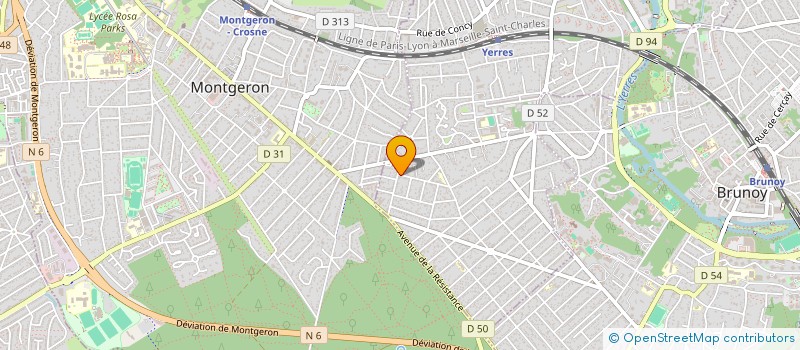 localisation de l'entreprise MADAME ANA NASCIMENTO DA SILVA  YERRES