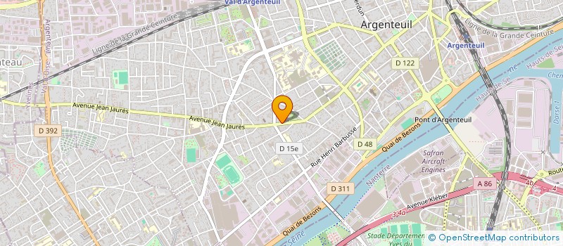 localisation de l'entreprise MADAME ANA OLIVEIRA  ARGENTEUIL