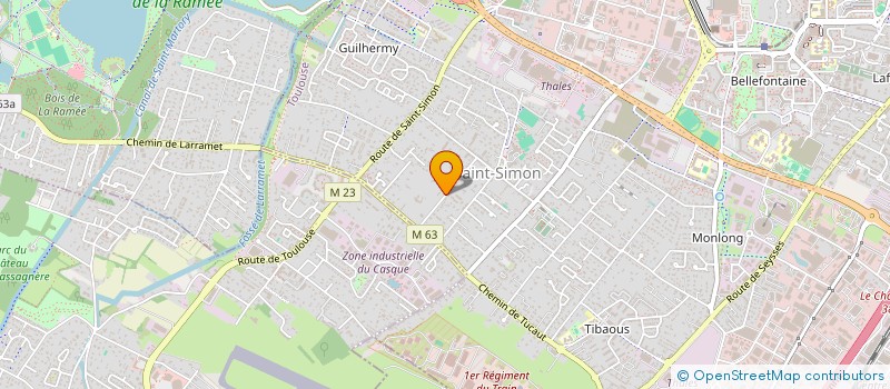 localisation de l'entreprise MADAME ANA ORTIN RODRIGUEZ  TOULOUSE