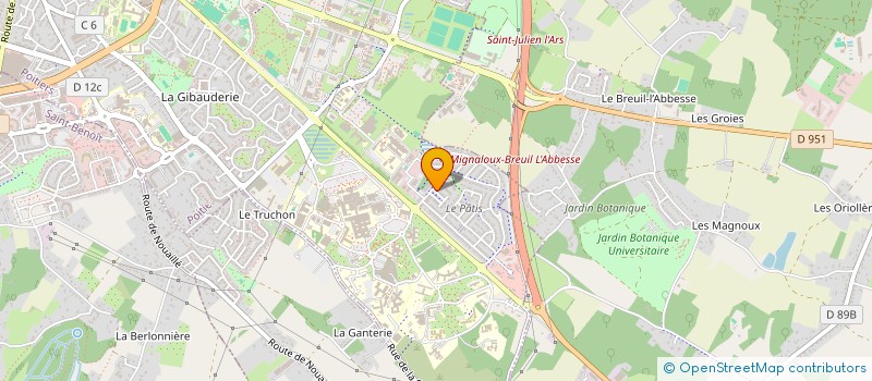 localisation de l'entreprise MADAME ANA OUATTARA  POITIERS