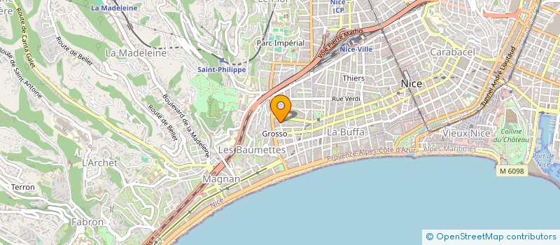 localisation de l'entreprise MADAME ANA PAULA MARQUES DE OLIVEIRA à NICE