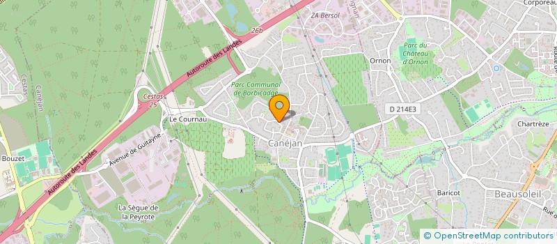 localisation de l'entreprise MADAME ANA PERREIRA-RODRIGUES  CANEJAN