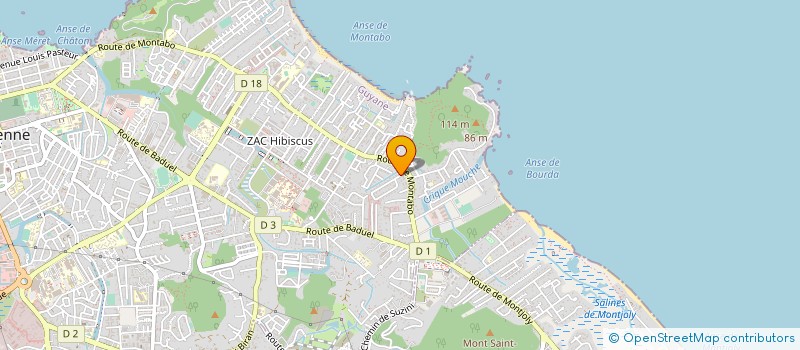 localisation de l'entreprise MADAME ANA PESCHIN  CAYENNE