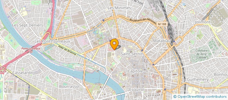 localisation de l'entreprise MADAME ANA PILET  TOULOUSE