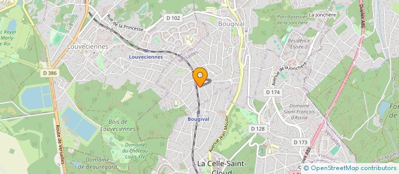 localisation de l'entreprise MADAME ANA POPOVICI  BOUGIVAL