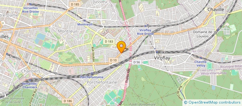 localisation de l'entreprise MADAME ANA PRANJIC ANUSIC  VIROFLAY