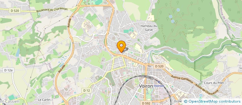 localisation de l'entreprise MADAME ANA QUINTA  VOIRON