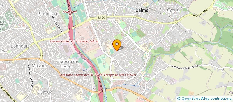 localisation de l'entreprise MADAME ANA QUINTANA  BALMA