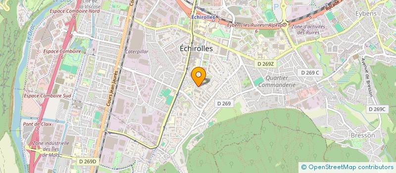 localisation de l'entreprise MADAME ANA RADOJKOVIC  ECHIROLLES