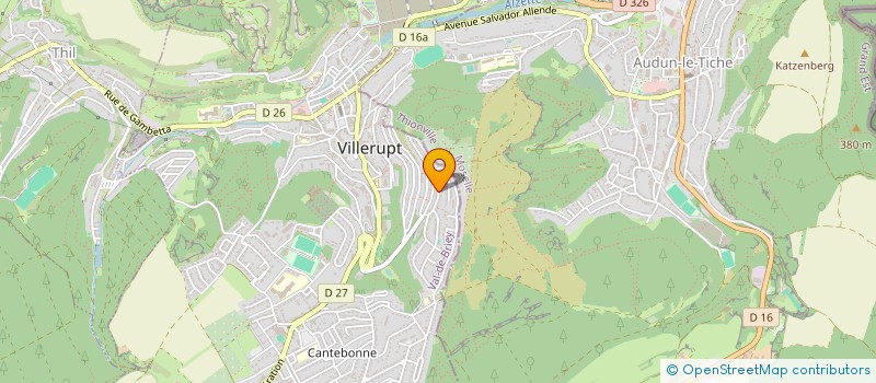 localisation de l'entreprise MADAME ANA RAQUEL OLIVEIRA DA SILVA  VILLERUPT