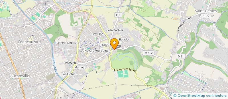 localisation de l'entreprise MADAME ANA-REBECA STAVARACHE  LAUNAGUET