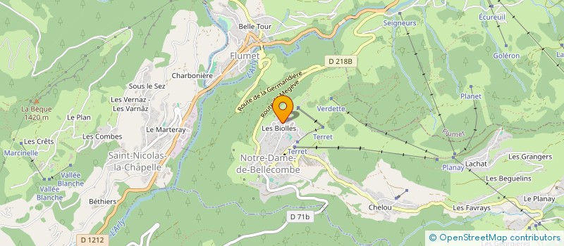 localisation de l'entreprise MADAME ANA REBELO  NOTRE-DAME-DE-BELLECOMBE