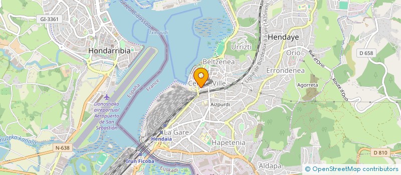 localisation de l'entreprise MADAME ANA RIBEIRO à HENDAYE