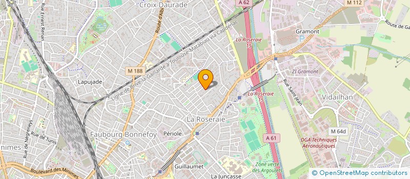 localisation de l'entreprise MADAME ANA RITA MONTEIRO GUEDES  TOULOUSE