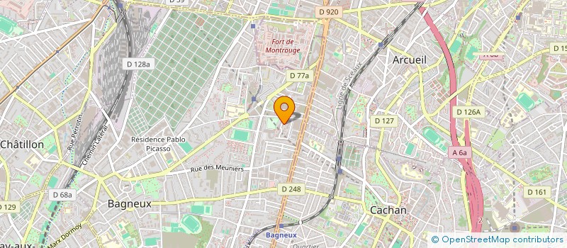 localisation de l'entreprise MADAME ANA RITA SARMENTO à BAGNEUX