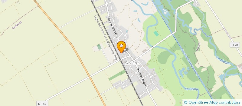 localisation de l'entreprise MADAME ANA RITA TEIXEIRA DIAS LAPA E NAPOLES  SAVIERES