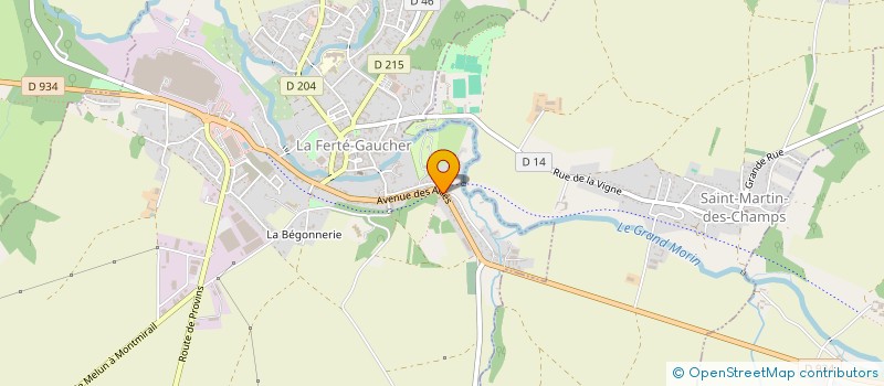 localisation de l'entreprise MADAME ANA RODRIGUES COELHO  PROVINS