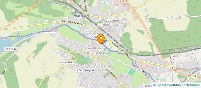 localisation de l'entreprise MADAME ANA RODRIGUES DE OLIVEIRA à SAINT-LUBIN-DES-JONCHERETS