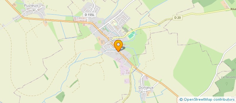 localisation de l'entreprise MADAME ANA RODRIGUEZ RUIZ  DELME