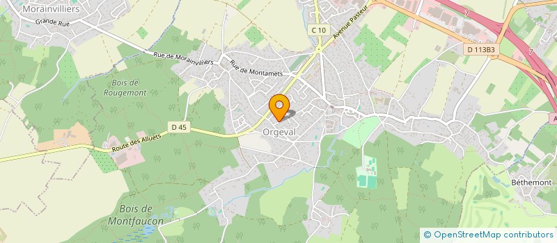 localisation de l'entreprise MADAME ANA ROMERO à ORGEVAL