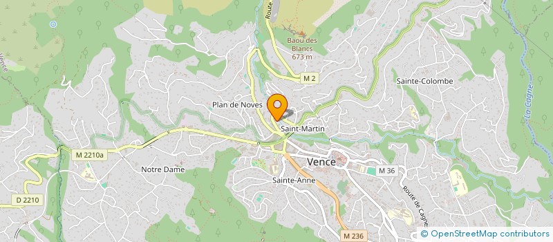 localisation de l'entreprise MADAME ANA-ROSA RODRIGUES DE OLIVEIRA GARCIA à VENCE