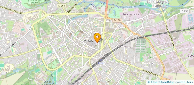 localisation de l'entreprise MADAME ANA ROSIC à ARRAS