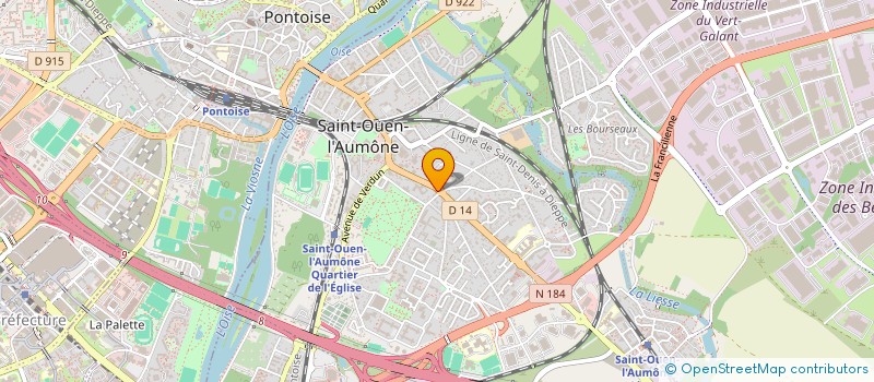 localisation de l'entreprise MADAME ANA RUSIESHVILI à SAINT-OUEN-L'AUMONE