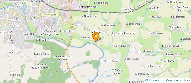 localisation de l'entreprise MADAME ANA S TOUBLANC  BRETEIL